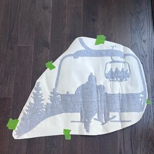 Wallums Ski Lift Wall Decal